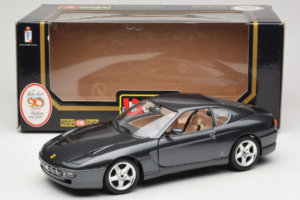 Ferrari 456 GT Grijs Metallic Speciale Lak Bburago 1:18 3036 D Metaal — afbeelding 8 van 8