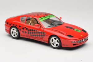 Ferrari 456 GT Interconti Car HiFi Rood Bburago 1:18 3036-D Metaal — afbeelding 6 van 8