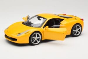 Ferrari 458 Italia Geel Hot Wheels 1:18 P9894 Metaal — afbeelding 2 van 8