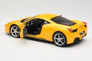 Ferrari 458 Italia Geel Hot Wheels 1:18 P9894 Metaal — afbeelding 5 van 8