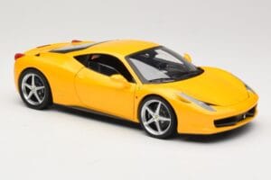 Ferrari 458 Italia Geel Hot Wheels 1:18 P9894 Metaal — afbeelding 6 van 8