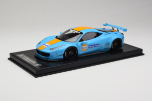 Ferrari 458 LB Works Gulf Blue Orange BBA 1:18 REMC033 Hars — afbeelding 2 van 7