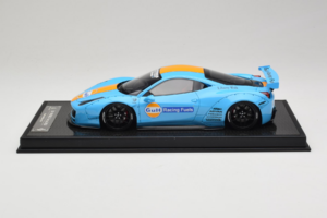 Ferrari 458 LB Works Gulf Blue Orange BBA 1:18 REMC033 Hars