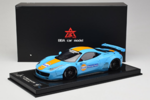 Ferrari 458 LB Works Gulf Blue Orange BBA 1:18 REMC033 Hars — afbeelding 7 van 7