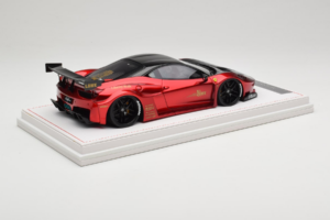 Ferrari 458 Liberty Walk LB-Silhouette WORKS GT Candy Rood IVY 1:18 REMC003 Hars — afbeelding 3 van 6