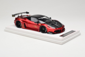 Ferrari 458 Liberty Walk LB-Silhouette WORKS GT Candy Rood IVY 1:18 REMC003 Hars — afbeelding 4 van 6