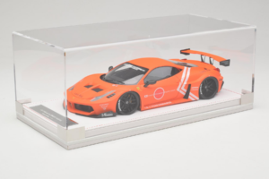Ferrari 458 Liberty Walk LB-Silhouette WORKS GT Oranje IVY 1:18 REMC002 Hars — afbeelding 2 van 6