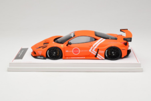 Ferrari 458 Liberty Walk LB-Silhouette WORKS GT Oranje IVY 1:18 REMC002 Hars