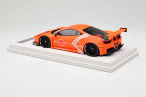 Ferrari 458 Liberty Walk LB-Silhouette WORKS GT Oranje IVY 1:18 REMC002 Hars — afbeelding 5 van 6