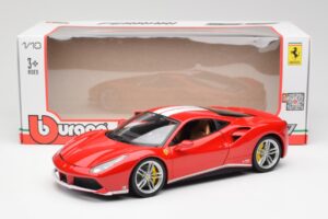 Ferrari 488 GTB Rood Bburago 1:18 18-76102 Metaal — afbeelding 8 van 8