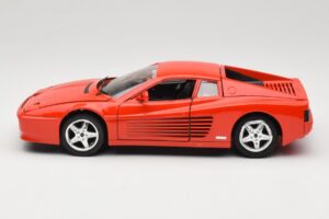 Ferrari 512 TR Rood Mira 1:18 6144 Metaal — afbeelding 4 van 8