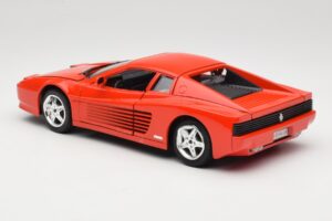 Ferrari 512 TR Rood Mira 1:18 6144 Metaal — afbeelding 7 van 8