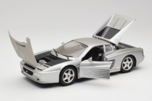 Ferrari 512 TR Zilver Mira 1:18 6178-B1 Metaal — afbeelding 2 van 8
