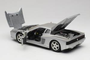 Ferrari 512 TR Zilver Mira 1:18 6178-B1 Metaal — afbeelding 5 van 8