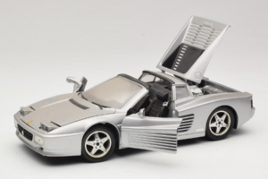 Ferrari 512TR Targa Zilver Mira 1:18 6175 Metaal — afbeelding 2 van 8