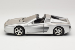 Ferrari 512TR Targa Zilver Mira 1:18 6175 Metaal — afbeelding 4 van 8
