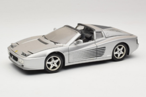 Ferrari 512TR Targa Zilver Mira 1:18 6175 Metaal