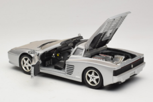 Ferrari 512TR Targa Zilver Mira 1:18 6175 Metaal — afbeelding 5 van 8