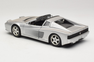 Ferrari 512TR Targa Zilver Mira 1:18 6175 Metaal — afbeelding 7 van 8