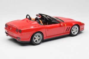 Ferrari 550 Barchetta Pininfarina Rood Bburago 1:18 327660 Metaal — afbeelding 3 van 8