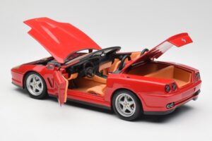 Ferrari 550 Barchetta Pininfarina Rood Bburago 1:18 327660 Metaal — afbeelding 5 van 8