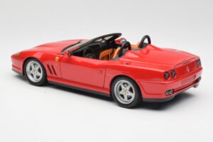 Ferrari 550 Barchetta Pininfarina Rood Bburago 1:18 327660 Metaal — afbeelding 7 van 8