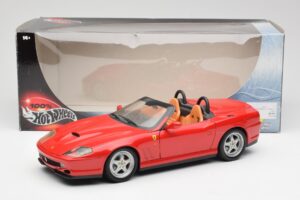 Ferrari 550 Barchetta Pininfarina Rood Bburago 1:18 327660 Metaal — afbeelding 8 van 8
