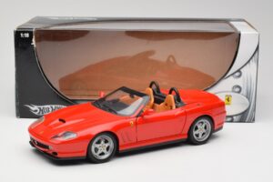 Ferrari 550 Barchetta Rosso Corsa Hot Wheels 1:18 74299294419 Metaal — afbeelding 8 van 8