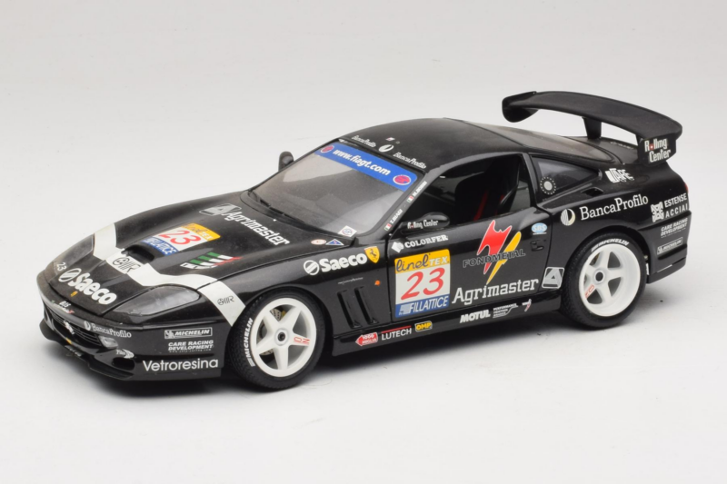 Ferrari 550 Maranello #23 Agrimaster Zwart Bburago 1:18 3344-B2 Metaal