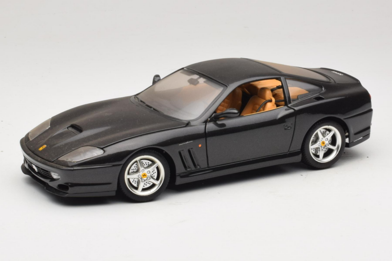 Ferrari 550 Maranello Zwart Metallic Bburago 1:18 3344-B1 Metaal
