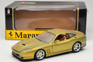 Ferrari 550 Maranello Gold Metallic Braccio & Gotz Bburago 1:18 3044-G1 Metaal — afbeelding 8 van 8