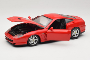 Ferrari 550 Maranello Rood Anson 1:18 3238 Metaal — afbeelding 2 van 8