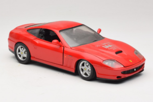 Ferrari 550 Maranello Rood Anson 1:18 3238 Metaal — afbeelding 6 van 8