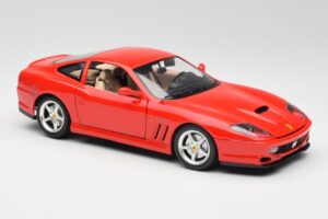 Ferrari 550 Maranello Rood Bburago 1:18 3064 Metaal — afbeelding 6 van 8
