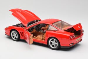 Ferrari 550 Maranello Rood Maisto 1:18 31839 Metaal — afbeelding 5 van 8