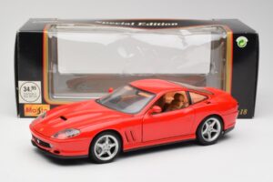 Ferrari 550 Maranello Rood Maisto 1:18 31839 Metaal — afbeelding 8 van 8