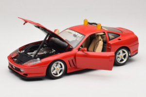 Ferrari 550 Maranello Safety Car Rosso Corsa Bburago 1:18 3064-P1 Metaal — afbeelding 2 van 8