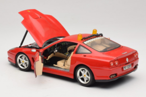 Ferrari 550 Maranello Safety Car Rosso Corsa Bburago 1:18 3064-P1 Metaal — afbeelding 5 van 8