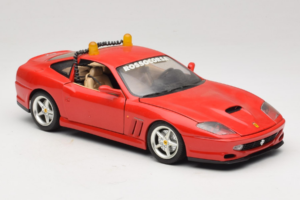 Ferrari 550 Maranello Safety Car Rosso Corsa Bburago 1:18 3064-P1 Metaal — afbeelding 6 van 8