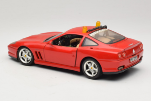 Ferrari 550 Maranello Safety Car Rosso Corsa Bburago 1:18 3064-P1 Metaal — afbeelding 7 van 8