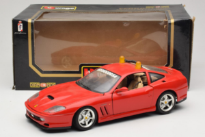 Ferrari 550 Maranello Safety Car Rosso Corsa Bburago 1:18 3064-P1 Metaal — afbeelding 8 van 8