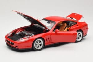 Ferrari 575M Maranello Rood Hot Wheels 1:18 54937 Metaal — afbeelding 2 van 8