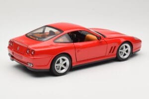 Ferrari 575M Maranello Rood Hot Wheels 1:18 54937 Metaal — afbeelding 3 van 8