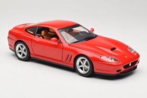 Ferrari 575M Maranello Rood Hot Wheels 1:18 54937 Metaal — afbeelding 6 van 8