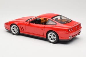 Ferrari 575M Maranello Rood Hot Wheels 1:18 54937 Metaal — afbeelding 7 van 8