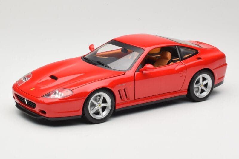Ferrari 575M Maranello Rood Hot Wheels 1:18 54937 Metaal