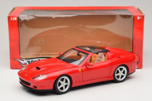 Ferrari 575M Superamerica Rood Hot Wheels 1:18 J2858 Metaal — afbeelding 8 van 8