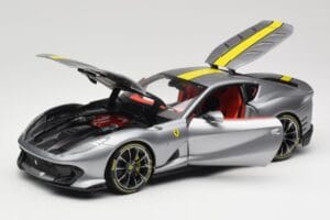 Ferrari 812 Competizione Grigio Coburn Bburago 1:18 18-01647 Metaal — afbeelding 2 van 8