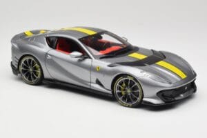 Ferrari 812 Competizione Grigio Coburn Bburago 1:18 18-01647 Metaal — afbeelding 6 van 8