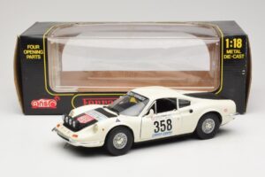 Ferrari Dino 246 GT Wit Anson 1:18 3580 Metaal — afbeelding 8 van 8